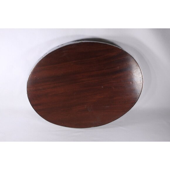 Vintage Industrial handcrafted serving tray, Edwardian style heart cut out metal - Picture 7 of 10